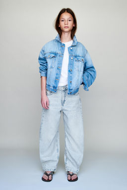 JEANS BARREL / Azul claro - Zara фото 5