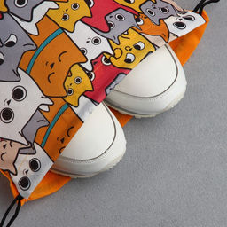 Сумка для обуви Котики, с прозрачным окном - Artfox фото 6