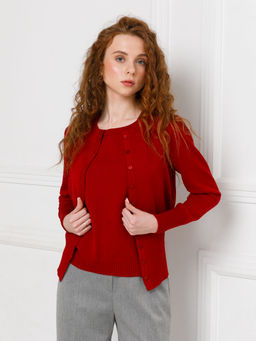 Блузка вязаная