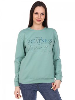 Б0776 Джемпер женский футер-лайкра оливковый