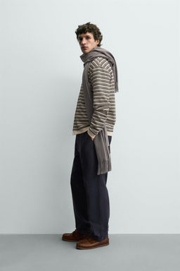 STRIPED TEXTURED JACKET - Zara фото 4