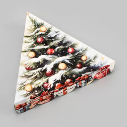 Цена за 5 шт. Коробка для печенья, «Новогодняя Ёлка», 18×18×4 см, Новый год