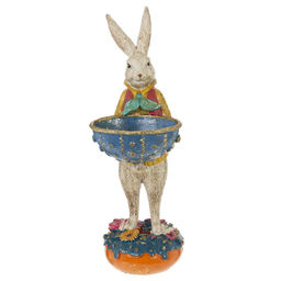 Фигурка декоративная "Заяц", L9,5 W12 H28 см