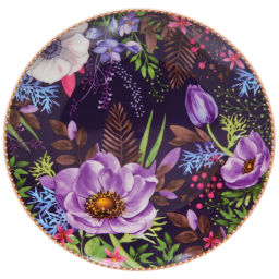 Тарелка керамическая в наборе 2шт "Цветочный сад" 20,5см