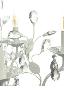 Люстра Astrid=5×40 Вт Е14 белый 60×60×60+50 см