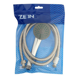 Набор для душа ZEIN Z0101, держатель для душа, шланг 150 см, гайки металл, лейка 1 режим