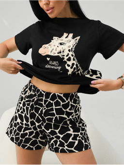 Шорты от Пижама "Жираф" Женская