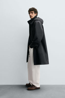 WATER-REPELLENT DETACHABLE TECHNICAL PARKA - Zara фото 4