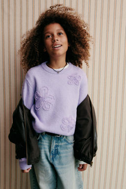 TULLE FLOWER KNIT SWEATER - Zara фото 5