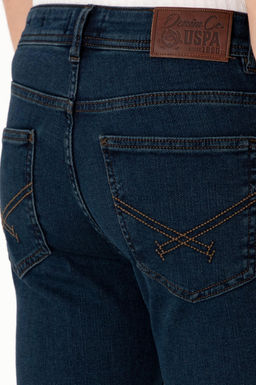 Erkek Koyu Mavi Jean Pantolon