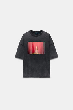 TWIN PEAKS METALLIC PRINT T-SHIRT - Zara фото 3