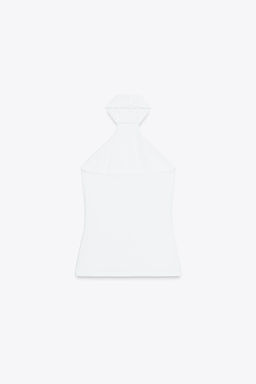 POLYAMIDE HALTER TOP - Zara фото 43