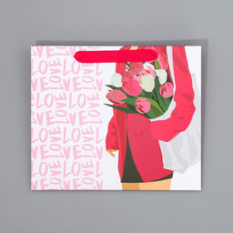 Пакет ламинированный двухсторонний Стиль, ML 23 27 11,5 см - Дарите счастье фото 12