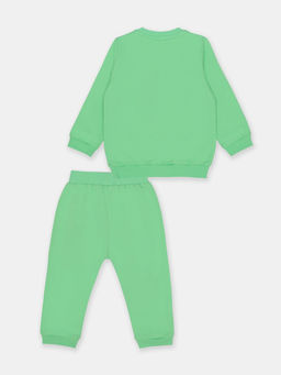 CRB wear/CSBB 90235-37-392 Комплект для мальчика (джемпер, брюки),зеленый/Ex.Cherubino  фото 5