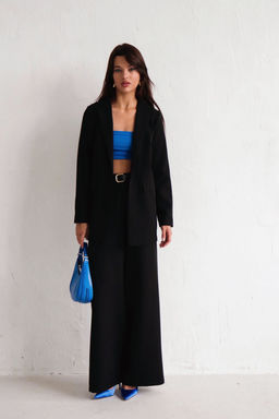 10618 Брюки-палаццо чёрные - Martichelli фото 3