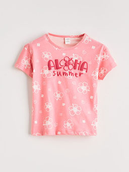 Kalp Desenli K?z ?ocuk Ti??rt ve ?ort