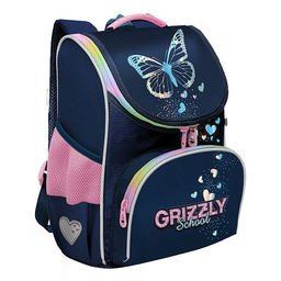 RAm-584-6 Рюкзак школьный с мешком - Grizzly фото 12