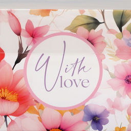 Цена за 5 шт. Коробка для капкейка, кондитерская упаковка, 6 ячеек «Нежность» 23 х 16 х 10 см