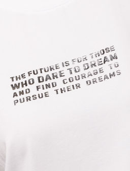 VILATTE / Футболка из премиального хлопка с авторским принтом  фото 2