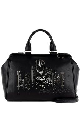 Сумка-саквояж дорожная небольшая из мягкой экокожи. - L-craft фото 2