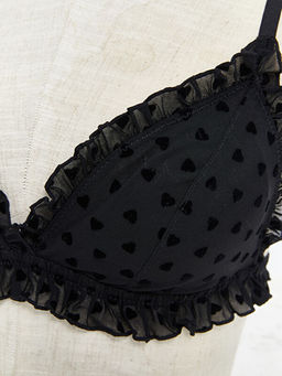 Balensiz Dolgusuz Desenli Fantezi Bralet