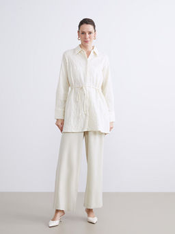 Dokulu Kad?n G?mlek Tunik