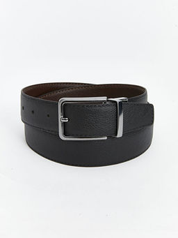 Deri G?r?n?ml? Erkek Kemer