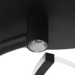 Люстра потолочная BayerLux «Астрид», 5хLED, 110 Вт, 3000-6000К, RGB, черный, 65×65×8 см