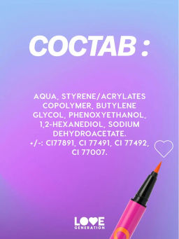 Love Generation Лайнер для глаз Color resourse тон 04 оранжевый  фото 10