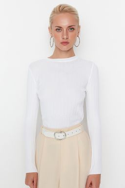 Mor Basic Bisiklet Yaka Triko Kazak TWOAW23KZ01249 - Trendyolmilla фото 27