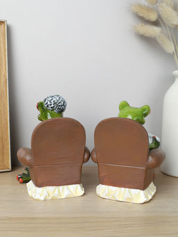 Цена за 2 шт. Фигурка Лягушка Бабушка Дедушка 10 см / YX09006 /уп 2/24/ - Галеонтрейд фото 3