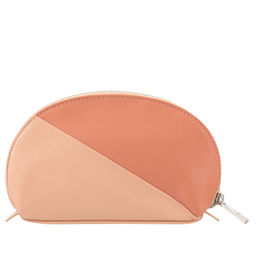 Итальянская кожаная косметичка DuDu серии Segovia | пудровый - Dudubags фото 2