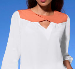 Блузка, экрю-мандариновая - Ashley brooke фото 5