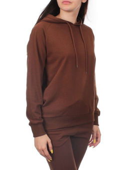 E102 BROWN Костюм спортивный женский (хлопок 90%, полиэстер 10%)