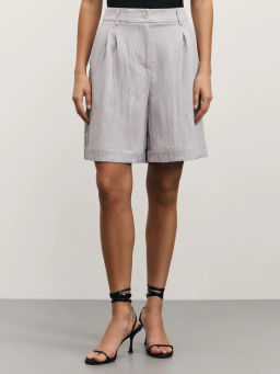 Шорты-бермуды из вискозы и тенселя / Zarina  фото 3