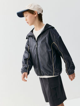 Ветровка на сетчатой подкладке Графит 7+ - Bungly фото 7