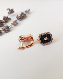 Серьги с керамикой