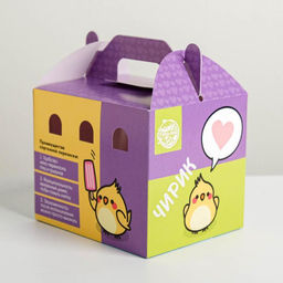 Цена за 10 шт. Переноска картонная для птиц и грызунов Чирик - Пушистое счастье фото 3