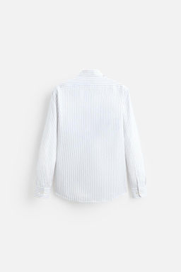 TEXTURED STRIPE SHIRT - Zara фото 7
