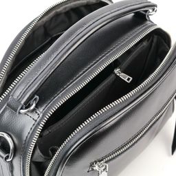 Женская кожаная сумка 77-220 Блек - Cidirro фото 4