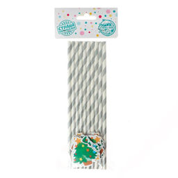 Трубочки для коктейля Ёлочка, 250 мл, набор 10 шт. - Страна карнавалия фото 3