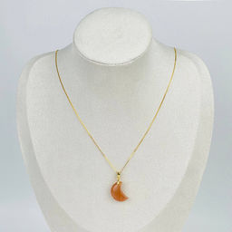 Кулон на цепочке из Лунного камня 45 см +