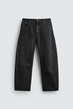 PANTAL?N BARREL FIT / Negro - Zara фото 7