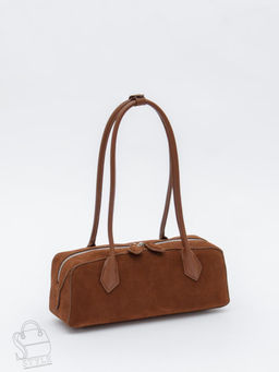 Сумка женская кожаная 1321THF brown Polina&Eiterou