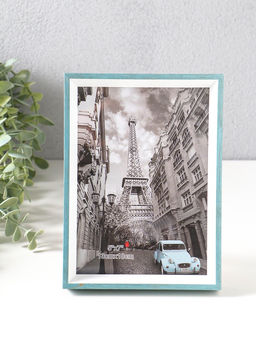 Фоторамка пластик 13х18 см "Данте" голубая лагуна 19х13,8х2,5 см