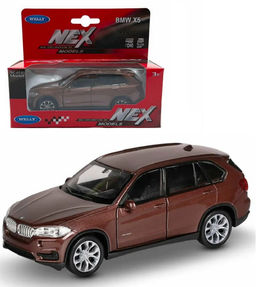Welly. Машинка 1:38 "BMW X5", металл, пруж. мех., арт.43691W-B коричневый