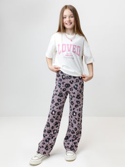 КР 400869/сиреневый 3304 Н091 к621 брюки для дев