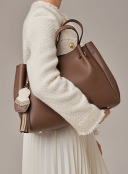 Кожаная сумка Vasilisa DBR 31210 коричневый какао  фото 2