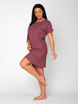 Туника женская кулирка "СОНЯ" БОРДО