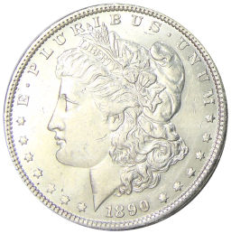 1 доллар 1890 года США Доллар Моргана